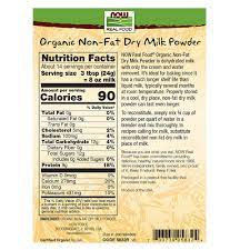 Amazon Com Now Natural Foods Organic Non Fat Dry Milk Powder With Protein And Calcium Product Of The Usa 12 Ounce Packaging May Vary Organic Coffee Creamer Grocery Gourmet Food