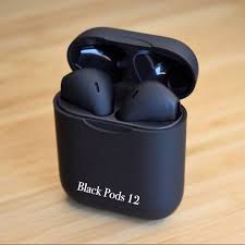 Black Apple Air Pods Black Pods 12 In 2020 Earbuds Headphones Earbuds Case
