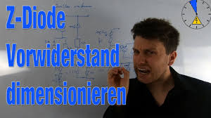 Spannungsstabilisierung Z Diode Belastet Vorwiderstand Youtube