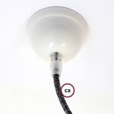 Pair this fitting with one of our lamp shades to brighten up your room. Ceramic Mini Ceiling Rose Kit Creative Cables