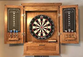 Slide the stud finder across the wall to get a stud, do this until getting stud, if found make a mark with x at your desired height where you will set up a dartboard. 5 Best Dart Board Cabinets Reviewed In Detail Aug 2021