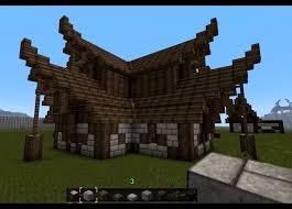 See how it is made! Viking Style Roof Minecraft Aline Art