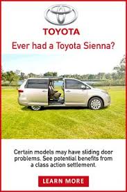 The toyota sienna is a minivan manufactured by toyota at the toyota motor manufacturing indiana facility in princeton, indiana, united states, for the north american market. Class Action Notice Classnotice Profile Pinterest