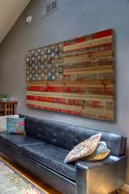 Hautelook Parvez Taj Art On Mirrors Wood Aluminum American Dream Natural Pine W Distressed Wood Wall Distressed Wood Wall Art Rustic American Flag Decor