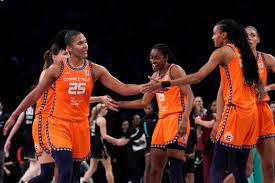 Connecticut Sun cruise to upset win over Liberty in Game 1