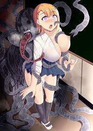 mieruko-chan, yurikawa hana, jinbure, 1girls, blonde hair - R34 Vault