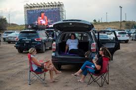 Watch blockbuster movies on a giant screen and enjoy delicious snacks from the historic snackbar. Film On The Rocks Drive In 2020 Schedule And Tickets For Red Rocks Redrocks Co