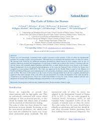 Check spelling or type a new query. Pdf The Code Of Ethics For Nurses