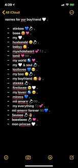 Matching usernames for couples for discord : Titles For Yur Boyfriend Nicknames For Boyfriends Cute Names For Boyfriend Cute Boyfriend Nicknames