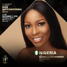 Meet our new representative from Nigeria: Daniella Orumwense. She is 25  years old and stands 1,75m tall. She loves travelling and meeting people.  We cannot wait to meet you Daniella! #MissSupranational  #MissSupranational2018 #