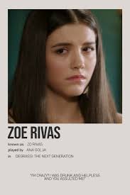 Zoe Rivas Minimalist Polaroid Poster