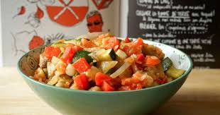 Ratatouille Confite Relevee De Piment La Recette De Yiqing Yin Recette Recette Ratatouille Recette Ratatouille
