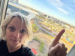 About to board an areoplane. Flying def not my favorite, but I love the  super convenience when I can be brave enough to fly. I remember when my Dad  tried to fly -