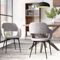 Remove pins and old upholstery from each new fabric panel right before using it, so there is upholster outside arms. Armed Upholstered Kitchen Dining Chairs You Ll Love In 2021 Wayfair