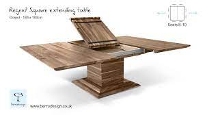 Transform your desk into a square dining or family table. Regent Square Extending Table Mechanism By Berrydesign Youtube