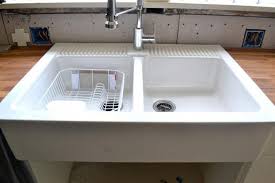 Kingo home white oval ceramic vessel sink. Ceramic Kitchen Sink Reviews Features Types Pros And Cons