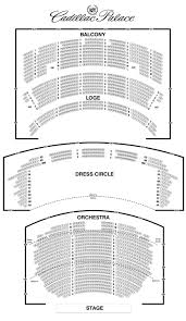 Cadillac Palace Theatre Seating Chart Chicago Theater