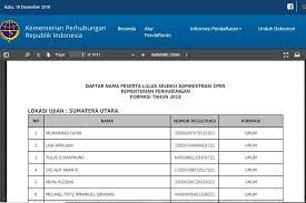 Maybe you would like to learn more about one of these? Seleksi Administrasi Cpns 2019 Di Kemenhub Diumumkan Berikut Info Dan Link Nya Halaman All Kompas Com