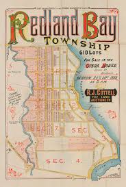 Poster Estate Map Redland Bay 1888 Map Redland Map Poster