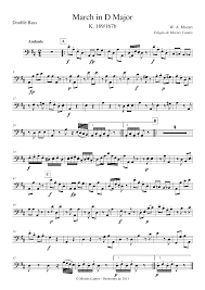 There is a rich and varied repertoire for solo double bass. File Pmlp159730 Mozart March In D Major Double Bass Pdf Imslp Free Sheet Music Pdf Download