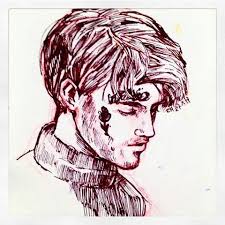 Lil Peep Fanart Iskusstvo Risunki Risovat