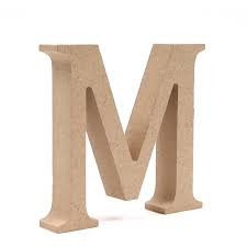 Mdf Wooden Letter M 8cm Large Wooden Letters Wooden Letters Wood Letters