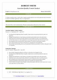 Excellent oral and written communication skills and solid organization, analytical and problem solving skills inspiring team member with good communicative skills mortgage banking/lending experience, with strong emphasis on qc experience Quality Control Analyst Resume Samples Qwikresume