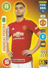 Andreas pereira plays for english league team manchester united in pro evolution soccer 2020. Card 143 Andreas Pereira Panini Fifa 365 2020 2021 Adrenalyn Xl Laststicker Com