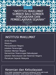 Perencanaan penting untuk mencapai suatu keinginan dalam belajar. Institusi Maklumat Sumber Bagi Sumber Pengajaran Dan