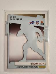 Zack Moss 2020 Panini Chronicles Clearly Donruss Rated Rookie RC #RR-ZM