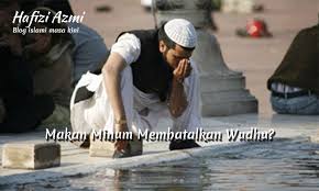Ada beberapa hal yang bisa membatalkan wudhu seperti buang agin, keluar darah, dan lainya. Apakah Makan Dan Minum Membatalkan Wudhu