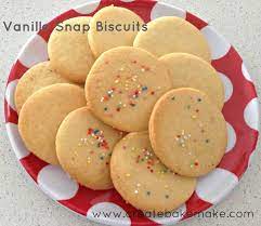 Quick And Easy Vanilla Snap Biscuits Create Bake Make Recipe Biscuit Recipes Uk Easy Biscuit Recipe Xmas Food