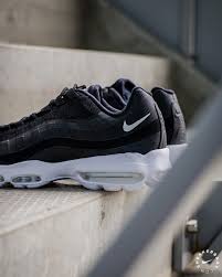 Air Max 95 Ultra Essential Black And White Black And White Sneakers Air Max 95 Sneakers
