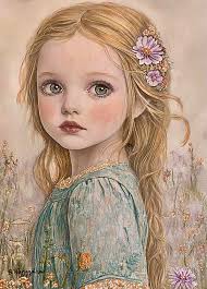 Pastel pencils a sweet baby girl