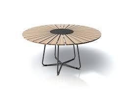 circle tuintafel o150 tuintafels bamboe tuin bestrating