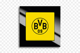 Fc schalke 04 gelsenkirchen logo concept features opposite miners hammers. Yellow Background