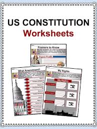 Us Constitution Facts Worksheets Teaching Resources