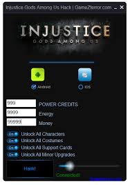 Injustice Gods Among Us Hack Ios Android Injustice Hacks Android