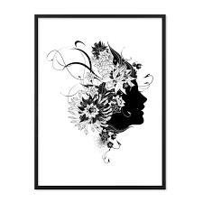 13,39 € 13,39 € lieferung bis samstag, 30. Design Poster Frau Abstrakt 30x40 Cm Schwarz Weiss Mode Fashion Photolini Bilderrahmen Fotowande Poster Und Geschenke