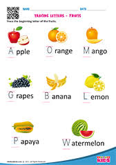 free printable fruits and vegetables worksheets for pre k