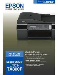 Epson is one of the leading brands of both residential and commercial printers. Epson Stylus Office Tx300f Series Specification Manualzz