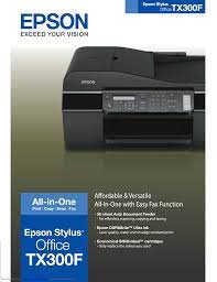 A printer's ink pad is at the end of its service life. Epson Stylus Office Tx300f Series Specification Manualzz
