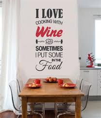 i love cooking with wine kitchen decor
