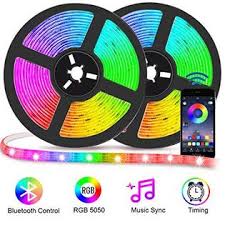 Thus, visual music is created for the listener on these bluetooth speakers with lights. Muzey Bluetooth Led Strip Lights With App Control Music Sync Led Light Strip 32 8ft Waterproof Flexible Color Changing Rgb Light