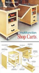 Multifunction Workshop Carts Plans Workshop Solutions Projects Tips And Tricks Woodarchivist Com Woodworking Woodworking Projects Woodworking Plans