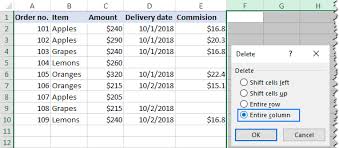 It will select the entire row. How To Remove Blank Cells In Excel