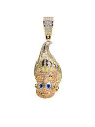 The sparkling round diamond weighs 1/10 carat and is. Jimmy Neutron Inspired Diamond Yellow Gold Pendant 10k Capri