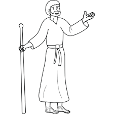 Each printable highlights a word that starts. John The Baptist Coloring Page