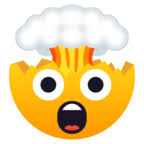Exploding Head In 2020 Shocked Face Emoji Exploded