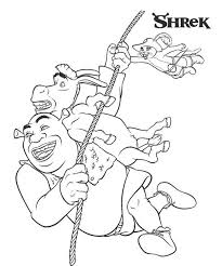 Free Printable Shrek Coloring Pages For Kids In 2020 Cartoon Coloring Pages Coloring Pages Coloring Pages For Kids
